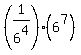 %281%2F6%5E4%29%286%5E7%29
