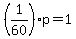 %281%2F60%29p=1