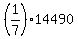 %281%2F7%29%2A14490