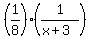 %281%2F8%29%2A%281%2F%28x%2B3%29%29