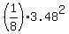 %281%2F8%29%2A3.48%5E2