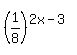 %281%2F8%29%5E%282x-3%29