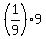 %281%2F9%299