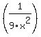 %281%2F9x%5E2%29%29