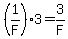 %281%2FF%293=3%2FF
