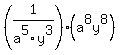 %281%2Fa%5E5y%5E3%29%2A%28a%5E8y%5E8%29