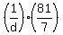 %281%2Fd%29%2881%2F7%29