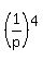 %281%2Fp%29%5E4