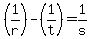%281%2Fr%29+-+%281%2Ft%29+=+1%2Fs