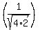%281%2Fsqrt%284%2A2%29%29