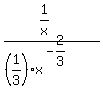 %281%2Fx%29%2F%28%281%2F3%29x%5E%28-2%2F3%29%29