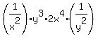 %281%2Fx%5E2%29%2Ay%5E3%2A2x%5E4%2A%281%2Fy%5E2%29