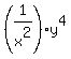 %281%2Fx%5E2%29%2Ay%5E4