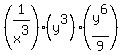 %281%2Fx%5E3%29%2A%28y%5E3%29%2A%28y%5E6%2F9%29