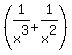 %281%2Fx%5E3+%2B+1%2Fx%5E2%29