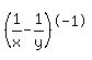 %281%2Fx+-+1%2Fy%29%5E-1