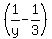 %281%2Fy-1%2F3%29