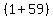 %281+%2B+59%29