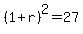 %281+%2B+r%29%5E2+=+27%2C000%2F12000