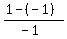 %281-%28-1%29%29%2F%28-1%29
