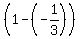 %281-%28-1%2F3%29%29