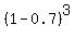 %281-0.7%29%5E3