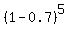%281-0.7%29%5E5
