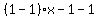 %281-1%29%2Ax-1-1%29y=12-22