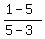 %281-5%29%2F%285-3%29