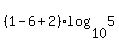 %281-6%2B2%29%2Alog%2810%2C5%29