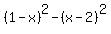 %281-x%29%5E2-%28x-2%29%5E2