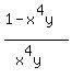 %281-x%5E4y%29%2F%28x%5E4y%29