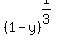 %281-y%29%5E%281%2F3%29