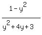%281-y%5E2%29%2F%28y%5E2%2B4y%2B3%29