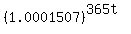 %281.0001507%29%5E%28365t%29