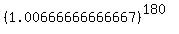 %281.00666666666667%29%5E%28180%29