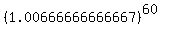 %281.00666666666667%29%5E%2860%29