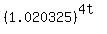 %281.020325%29%5E%284t%29