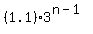 %281.1%29+%2A+3%5E%28n-1%29
