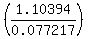 %281.10394%2F0.077217%29