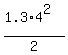 %281.3%2A4%5E2%29%2F2