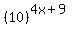 %2810%29%5E%284x%2B9%29