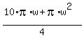 %2810%2Api%2Aw+%2B+pi%2Aw%5E2%29%2F4