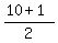 %2810%2B1%29%2F2