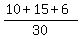 %2810%2B15%2B6%29%2F30