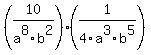 %2810%2Fa%5E8b%5E2%29%281%2F4a%5E3b%5E5%29