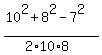 %2810%5E2%2B8%5E2-7%5E2%29%2F%282%2A10%2A8%29
