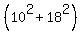 %2810%5E2+%2B+18%5E2%29