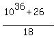 %2810%5E36+%2B+26%29%2F18