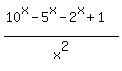 %2810%5Ex-5%5Ex-2%5Ex%2B1%29%2Fx%5E2